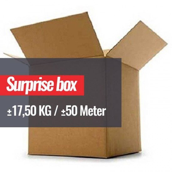 Stoffen Surprise Box 17,5 KG (±50 Meter) - (Stoffen Outlet)