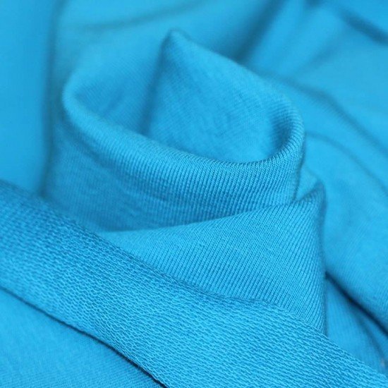 Tissu Sweat Aqua - (Tissu Sweat)