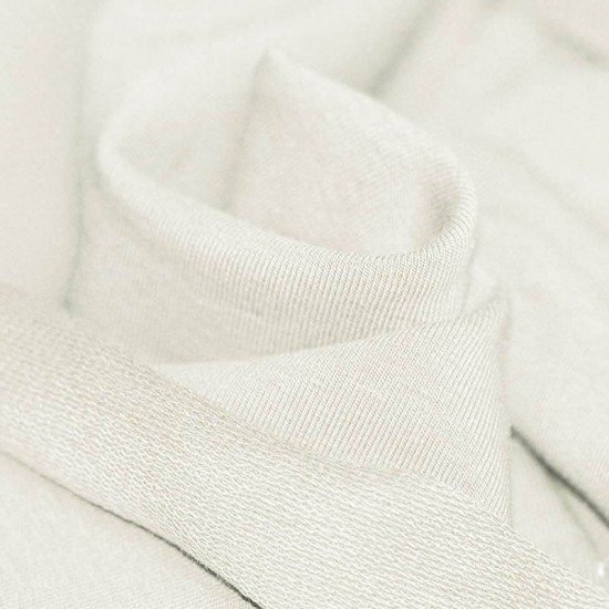 Tessuto Felpa Sweat Ecru - (Tessuti Felpa Sweat)