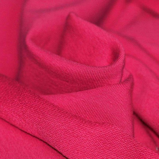 Sommersweat Stoff Fuchsia - (Sommersweat Stoff)