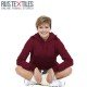 Joggingstof Bordeaux - (Jogging Stoffen )
