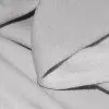 Tessuto Felpa Cotone Grigio Chiaro