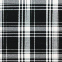 Scottish Tartan Fabric Menzies Black
