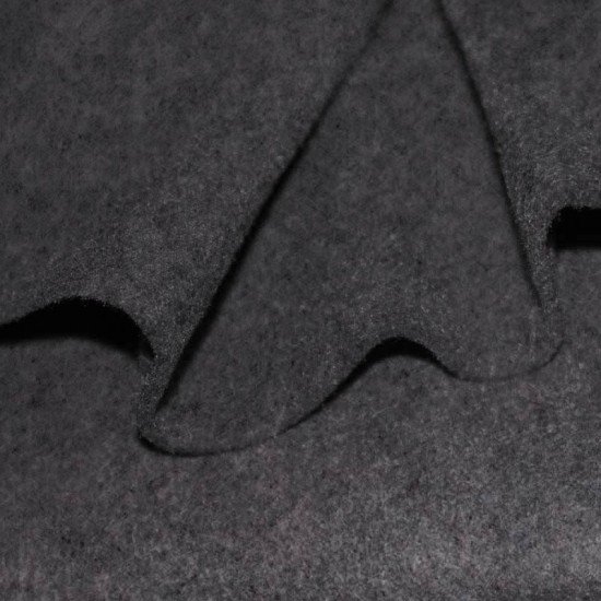 Felt Fabric 3mm Dark Grey Melange - (Felt Fabric (Bags))