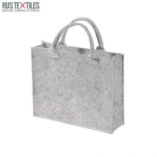 Felt Fabric 3mm Light Grey Melange - (Felt Fabric (Bags))