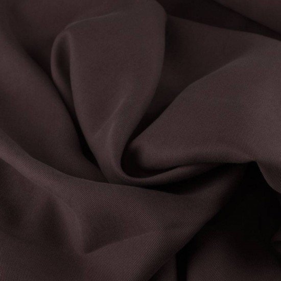 Tencel Twill Stof Bruin - (Mode Stoffen)