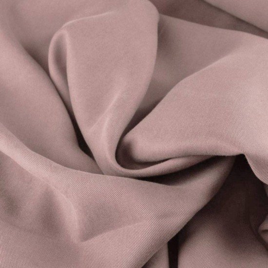 Tissu Tencel De Sergé Nude Rose - (Tissu Tencel De Sergé)