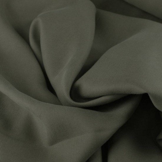 Tissu Tencel De Sergé Armée Verte - (Tissus De Mode)