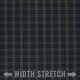 Scottish Tartan Fabric Stretch Small Black Watch
