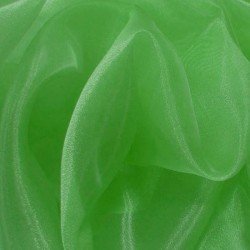 Organza Fabric Grass Green