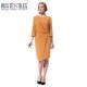 Stretch Gabardine Fabric Ocher - (Gabardine Fabric )