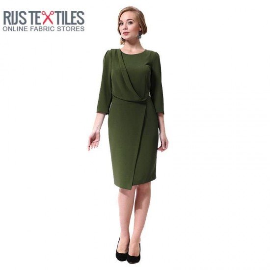 Stretch Gabardine Fabric Army Green - (Gabardine Fabric )