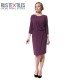 Stretch Gabardine Fabric Dark Purple - (Gabardine Fabric )