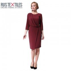 Stretch Gabardine Fabric Bordeaux