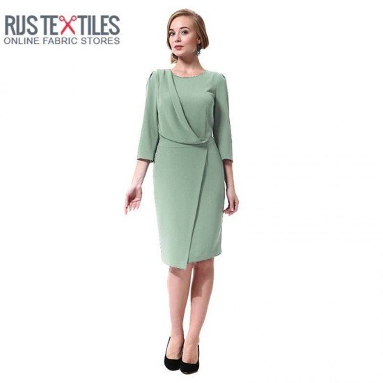 Stretch Gabardine Fabric Sea Green - (Gabardine Fabric )
