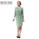 Stretch Gabardine Fabric Sea Green - (Gabardine Fabric )