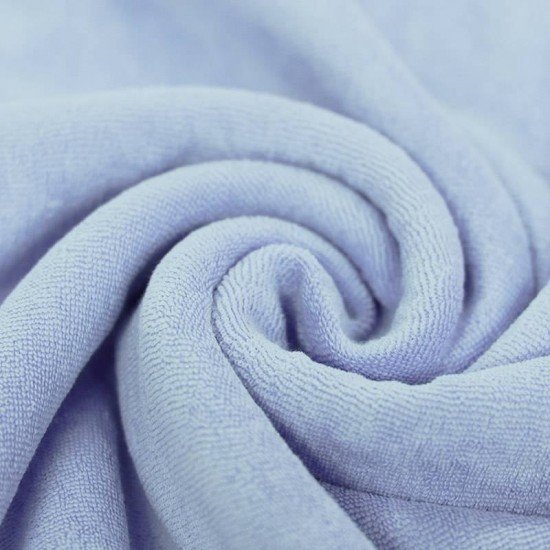 Stretch Badstof Licht Blauw - (Stretch Badstof)