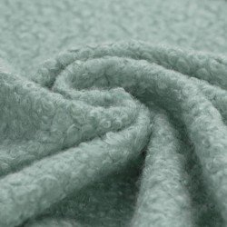 Boucle Fabric Curly Sea Green