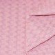 Tissu Piqué Gaufré Rugueux Rose - (Tissu Piqué Gaufré)