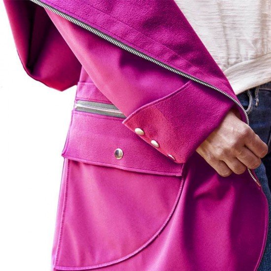 Tissu Softshell Stretch Fuchsia - (Tissu Softshell)