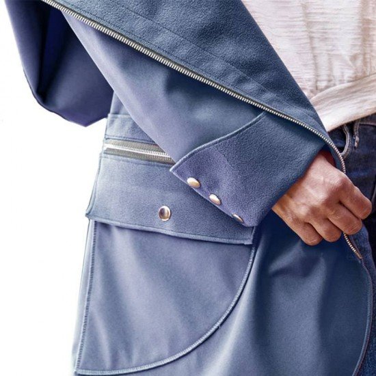 Softshell Stretch Stof Donker Jeans - (Softshell Stoffen)