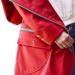 Softshell Stretch Fabric Red