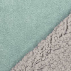 Sherpa Faux Fur Lamb Fabric Sea Green