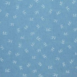 Jeans Stof Stretch - Zwaluw Light Blauw Jeans Stof Stretch - Zwaluw Light Blauw
