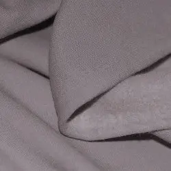 Tessuto Felpa Cotone Grigio