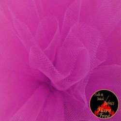 Tulle Fabric Fluor Cardinal