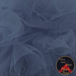 Tulle Netting Dark Jeans 300CM Wide