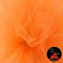 Tulle Fabric Fluor Orange