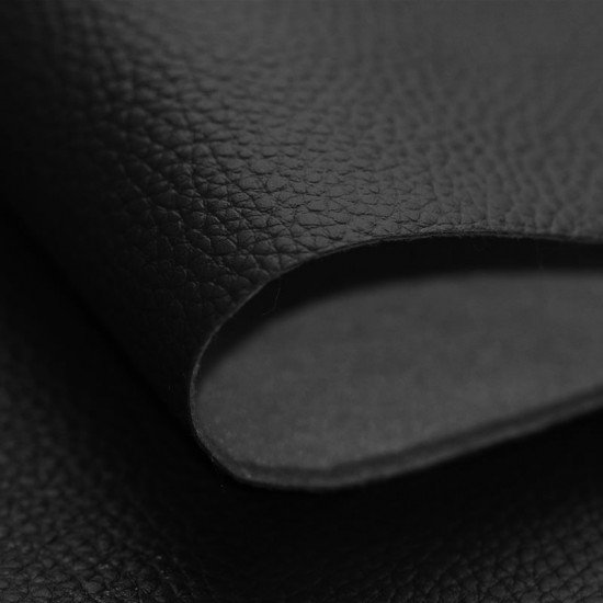 Upholstery Leather Black - (Deco Fabrics)