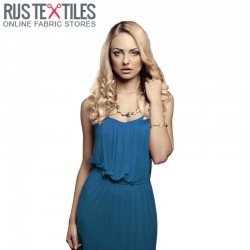 Viscose Jersey Petrol Blue