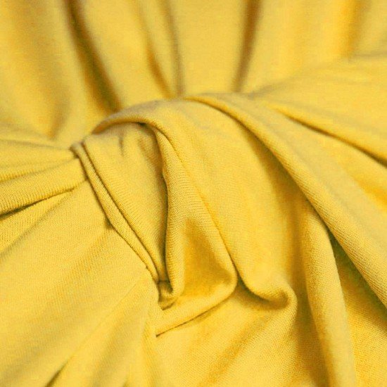 Jersey Di Viscosa Giallo - (Tessuto Jersey Di Viscosa)