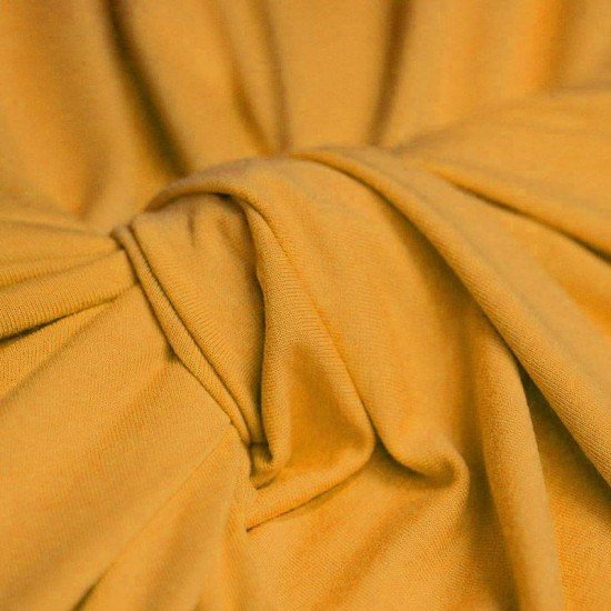 Jersey Di Viscosa Ocra - (Tessuto Jersey Di Viscosa)