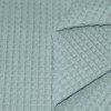 Vaffelvævet Stof Havgrøn