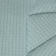 Tissu Piqué Gaufré Mer Verte - (Tissu Piqué Gaufré)