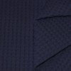 Waffle Pique Fabric Navy