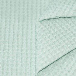 Waffle Pique Fabric Mint