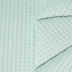 Tissu Piqué Gaufré Menthe - (Tissu Piqué Gaufré)