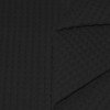 Waffle Pique Fabric Black