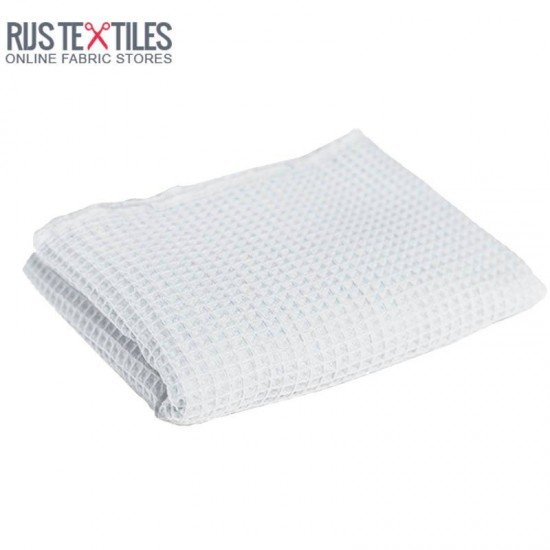 Waffle Pique Fabric White - (Waffle Pique Fabrics)