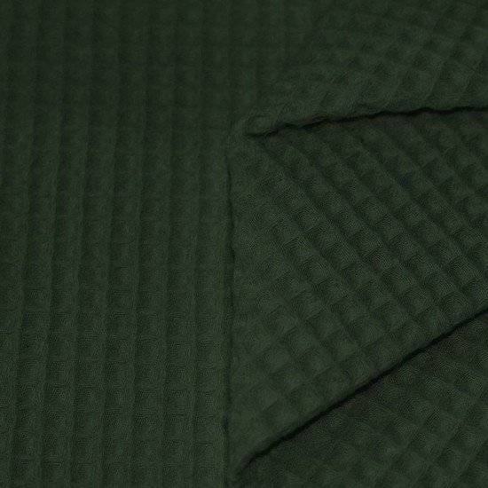 Waffelstoff Piqué Armeegrün - (Waffelstoffe Piqué)