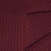 Waffelstoff Piqué Bordeaux