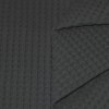 Waffle Pique Fabric Dark Grey