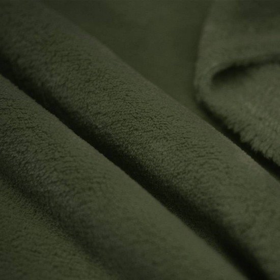 Wellness Fleece Militærgrøn - (Fleecestoffer)