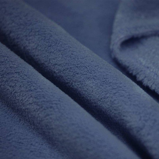 Wellness Fleece Donker Jeans - (Fleece Stoffen)
