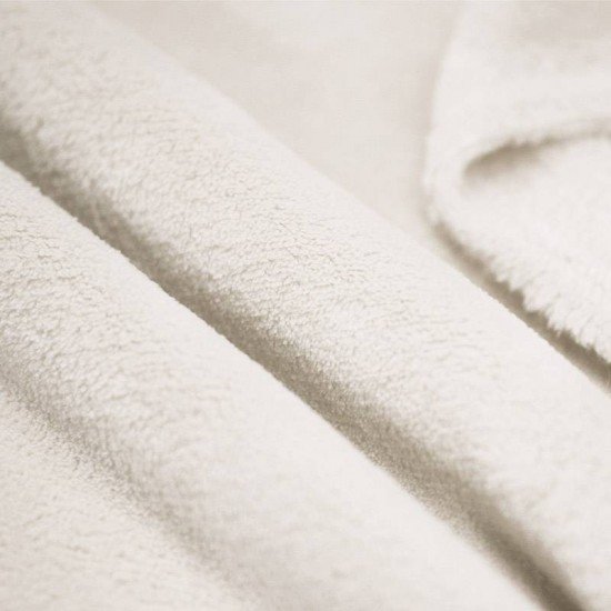 Coral Fleece Ecru - (Fleece Fabrics)