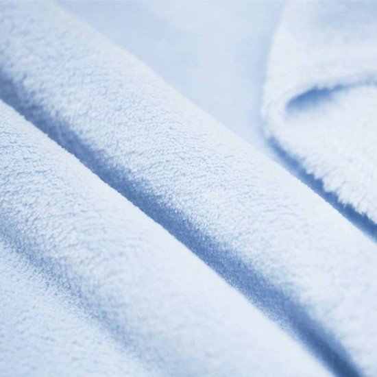 Coral Fleece Light Blue - (Fleece Fabrics)